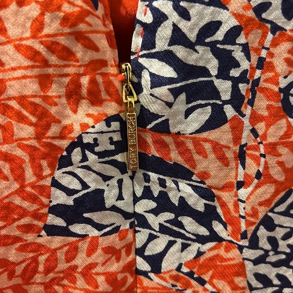 Tory Burch Janetta Flouncy Pleated Silk Dress - Picture 8 of 11